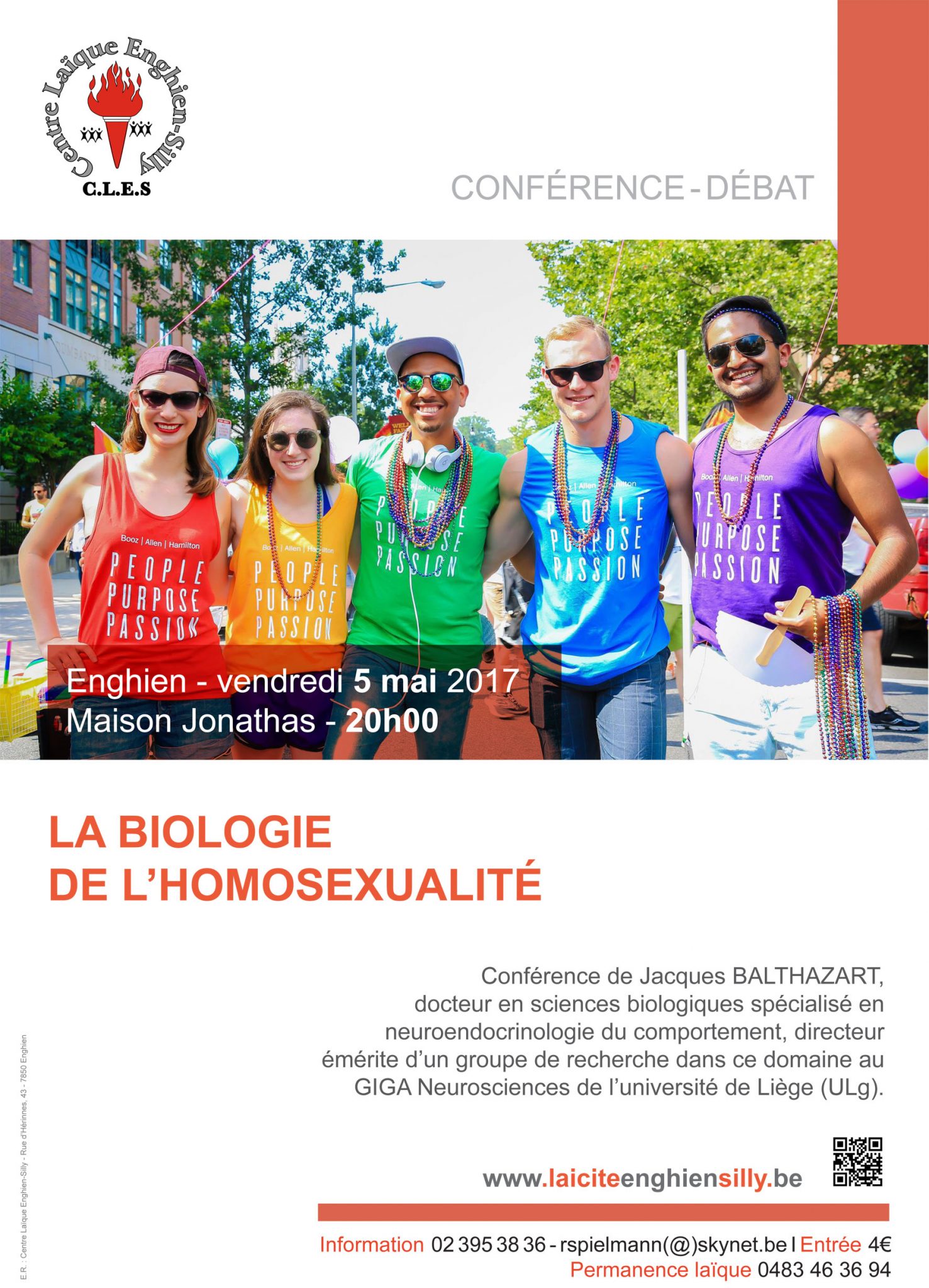 Laïcité Belgique - Centre Laïque Enghien-Silly - Homosexualité