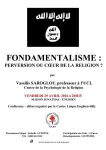 Laïcité Belgique - Centre Laïque Enghien-Silly - Fondamentalisme