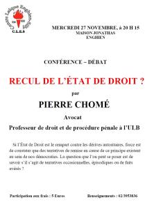 Recul de l'état de droit ?